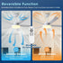 Vaczon 52 Inch Double-sided Blades Modern Ceiling Fan with Remote Control and LED Light