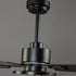 Vaczon 52 Inch 60 Inch Industrial Downrod Ceiling Fan with Light and APP & Remote Control