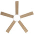Vaczon 48" 5 Blades Industrial DC Motor Ceiling Fan with LED Lighting and Remote Control
