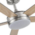 Vaczon 48" 5 Blades Industrial DC Motor Ceiling Fan with LED Lighting and Remote Control