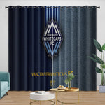 Vancouver Whitecaps FC Curtains Blackout Window Drapes Room Decoration