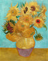 Van Gogh Sunflower Painting Wallpaper Mural. #7039