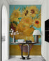 Van Gogh Sunflower Painting Wallpaper Mural. #7039