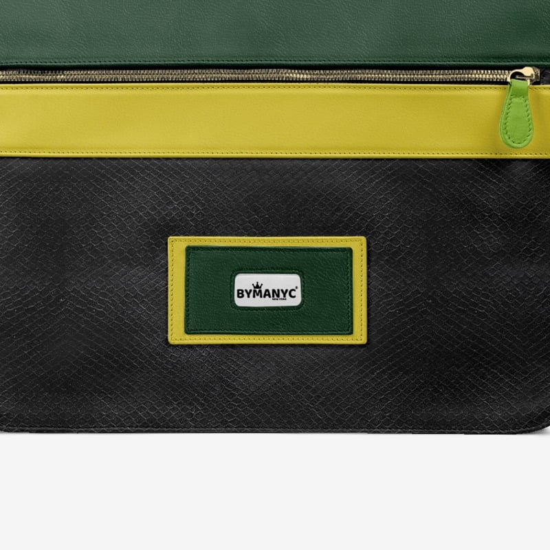 Vegan Executive Messenger Bag 16” | BYMANYC ® New York Crafted in Italy