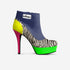 Vegan Platform Ankle Boots BYMANYC ® New York Bold Black