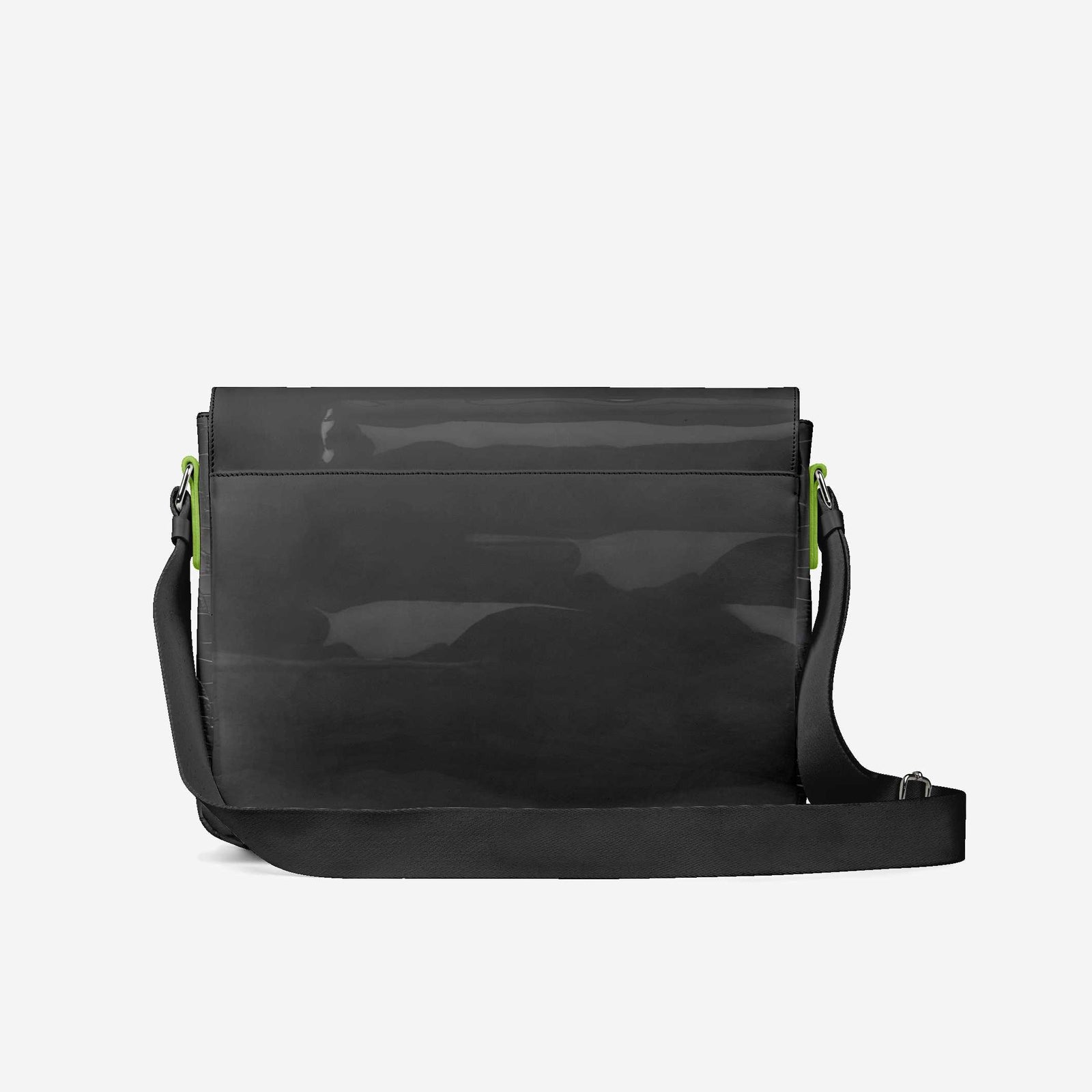 Vegan Urban Stripe Messenger Bag 16” | BYMANYC ® New York Downtown Edge