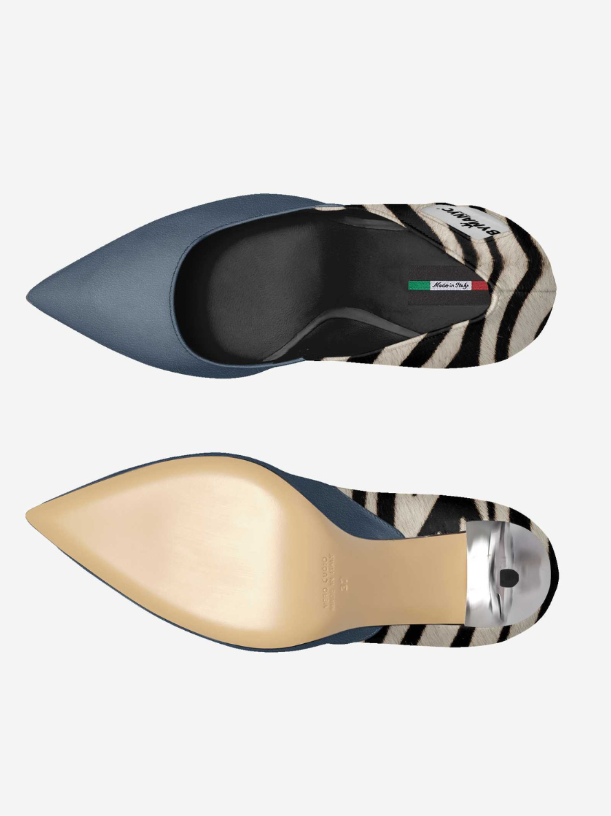 Vegan Women’s Stiletto Shoe BYMANYC ® New York – HARLEM Noir Luxe