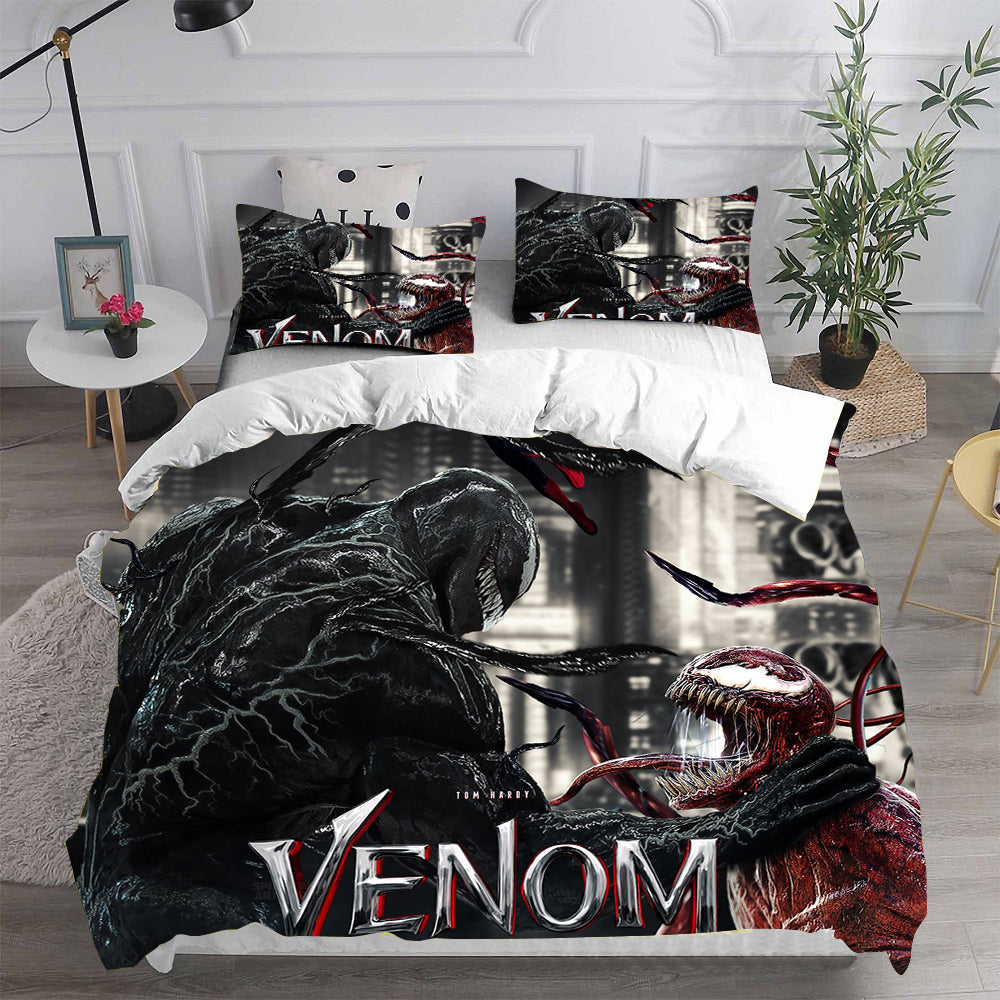 Venom 2 Let There Be Carnage Cosplay Bedding Set Quilt Cover