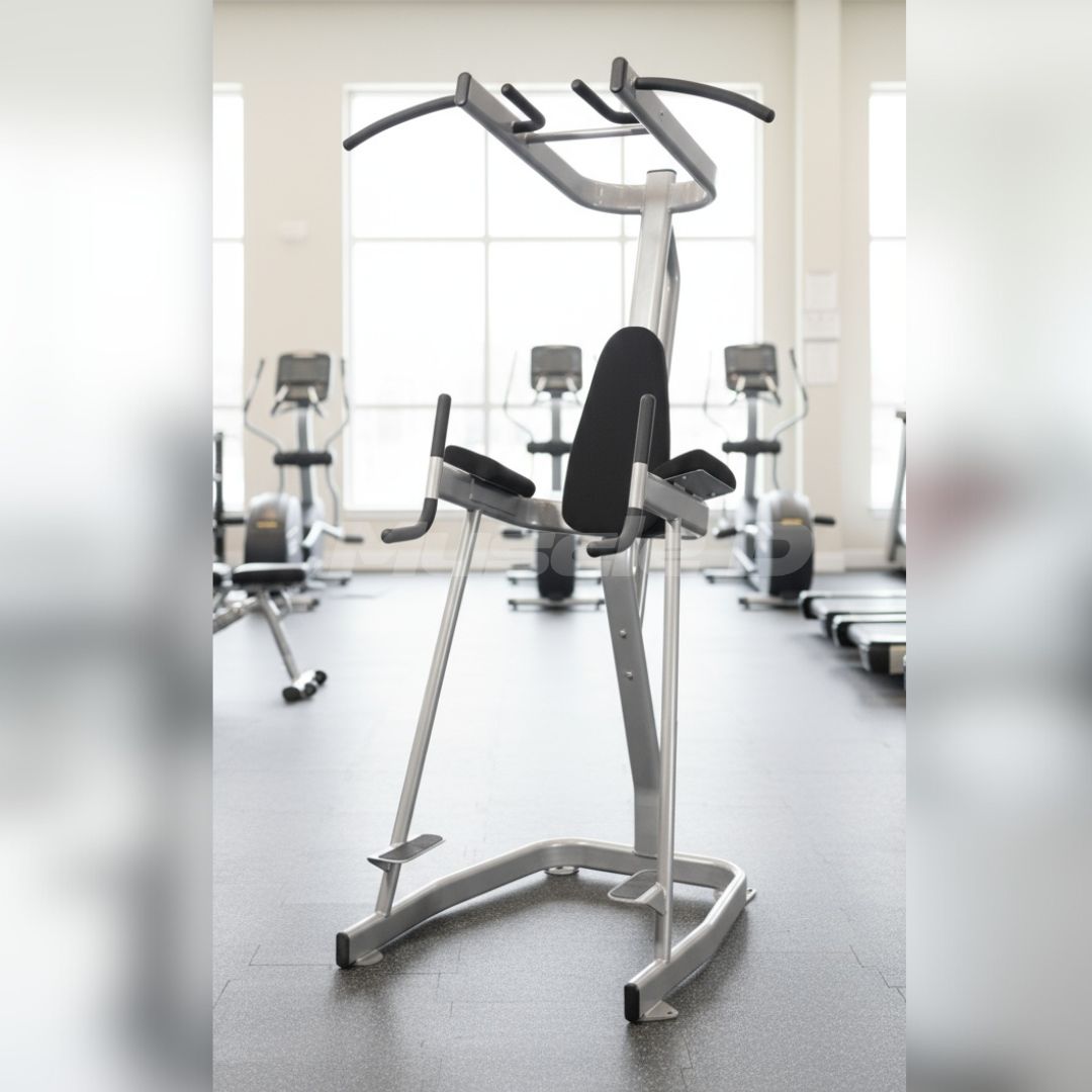 Vertical Knee Raise with Pull Up Station - Muscle D Fitness - Commercial