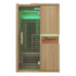 Blisspod | Milano | Full Spectrum Sauna | Canadian Hemlock Wood | Ultra Low EMF | 5 Far Infrared & 1 Red Glass Heater | Chromotherapy | Upto 2 Person