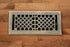 Cast Brass Vintage Industrial Vent Cover - Antique Brass
