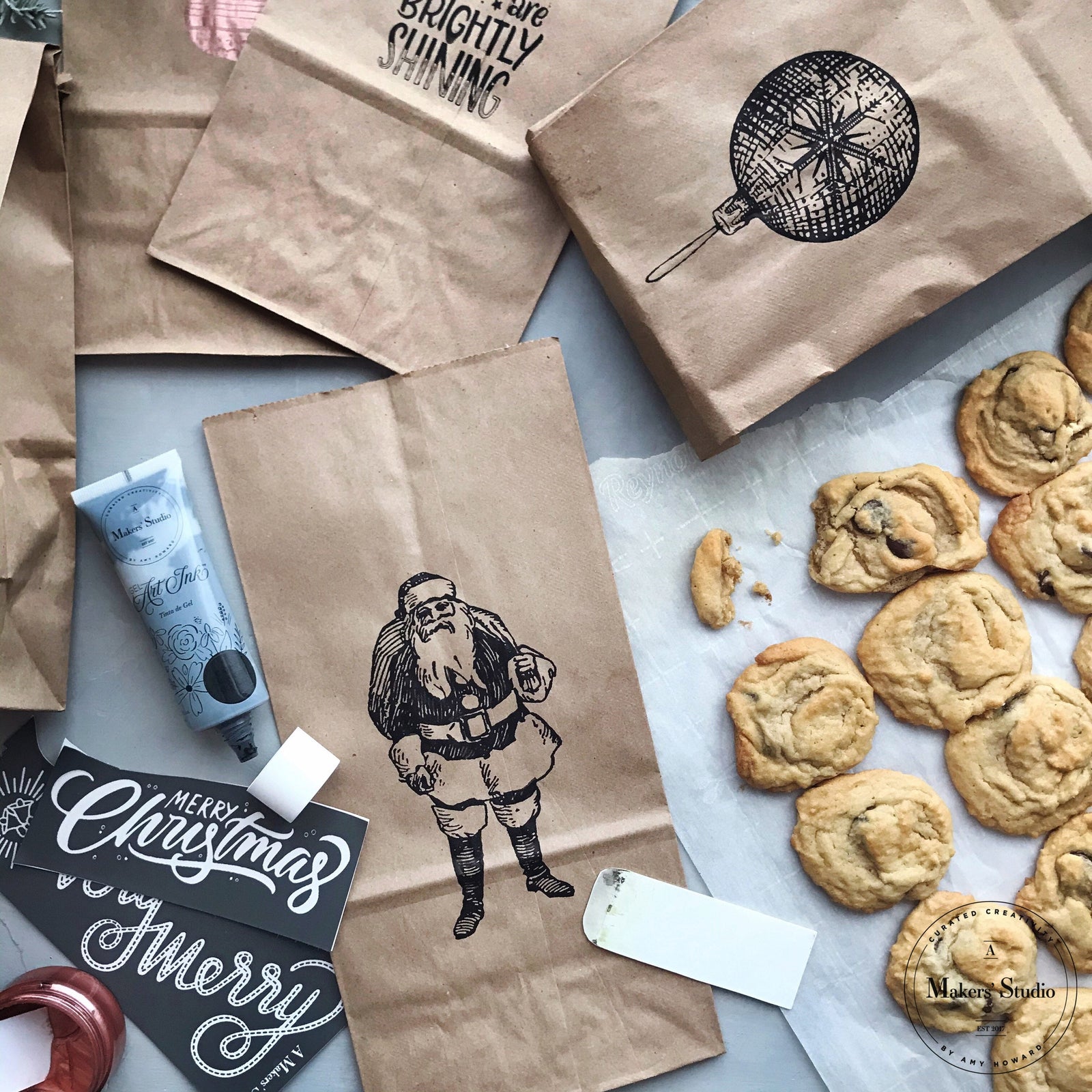 Vintage Christmas - Mesh Stencil 2 pack - 5.5 x 8.5