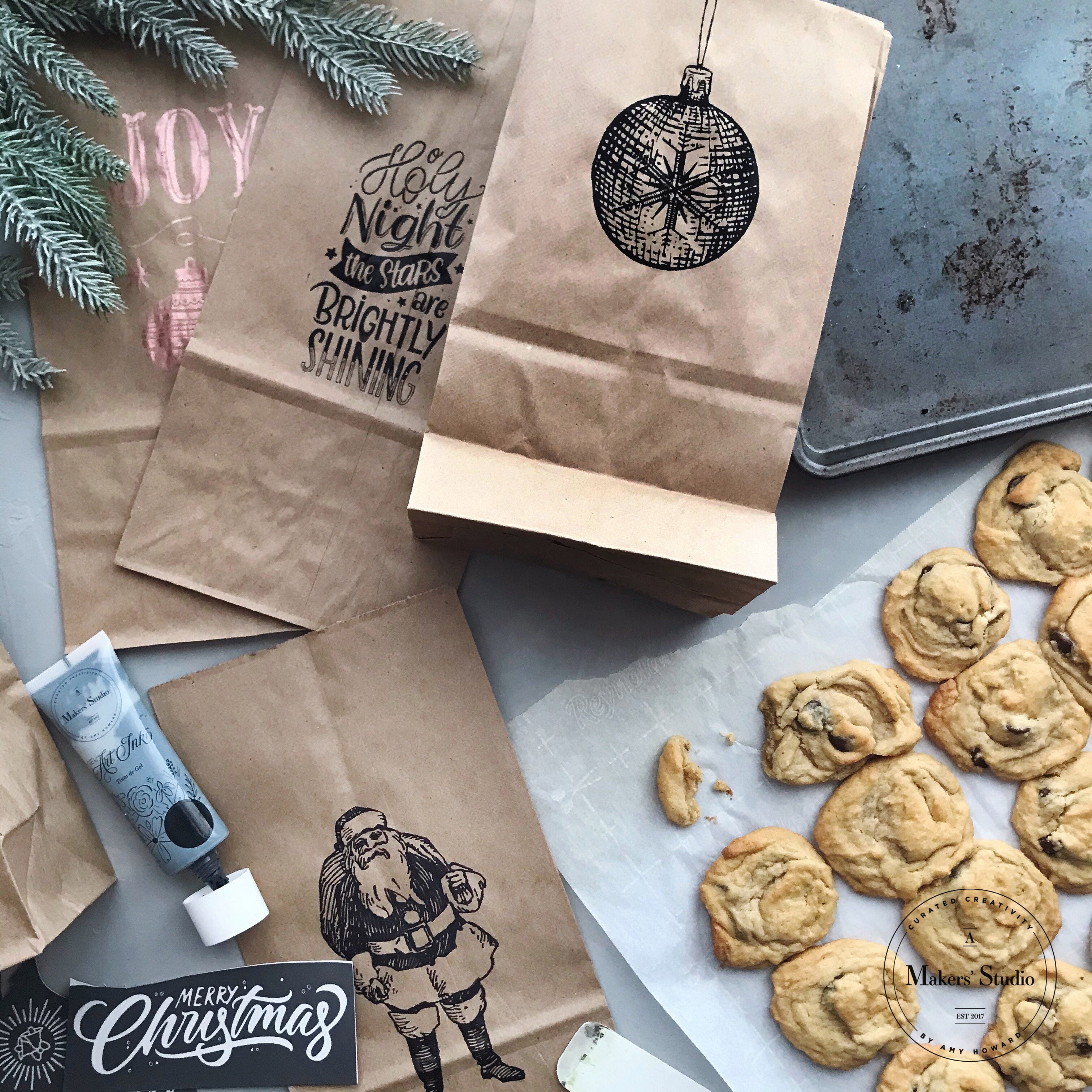 Vintage Christmas - Mesh Stencil 2 pack - 5.5 x 8.5