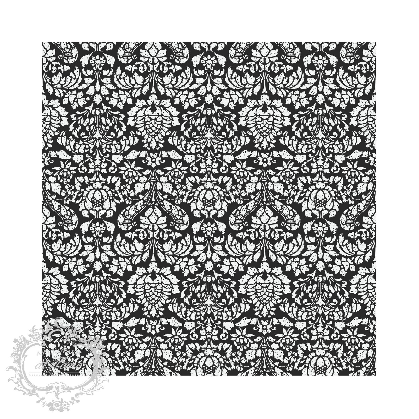 Vintage Damask - Mesh Stencil 12x12