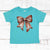Vintage Football Bow For Kids T-Shirt – Cute Game Day Shirt for Girls
