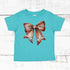 Vintage Football Bow For Kids T-Shirt – Cute Game Day Shirt for Girls