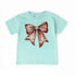 Vintage Football Bow For Kids T-Shirt – Cute Game Day Shirt for Girls