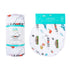 Gift Set: Virginia Baby Muslin Swaddle Blanket and Burp Cloth/Bib Combo Soft Breathable Bamboo Cotton