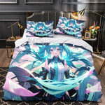 Vocaloid Miku Hatsune Bedding Set Duvet Cover Without Filler