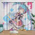 Vocaloid Miku Hatsune Curtains Blackout Window Drapes