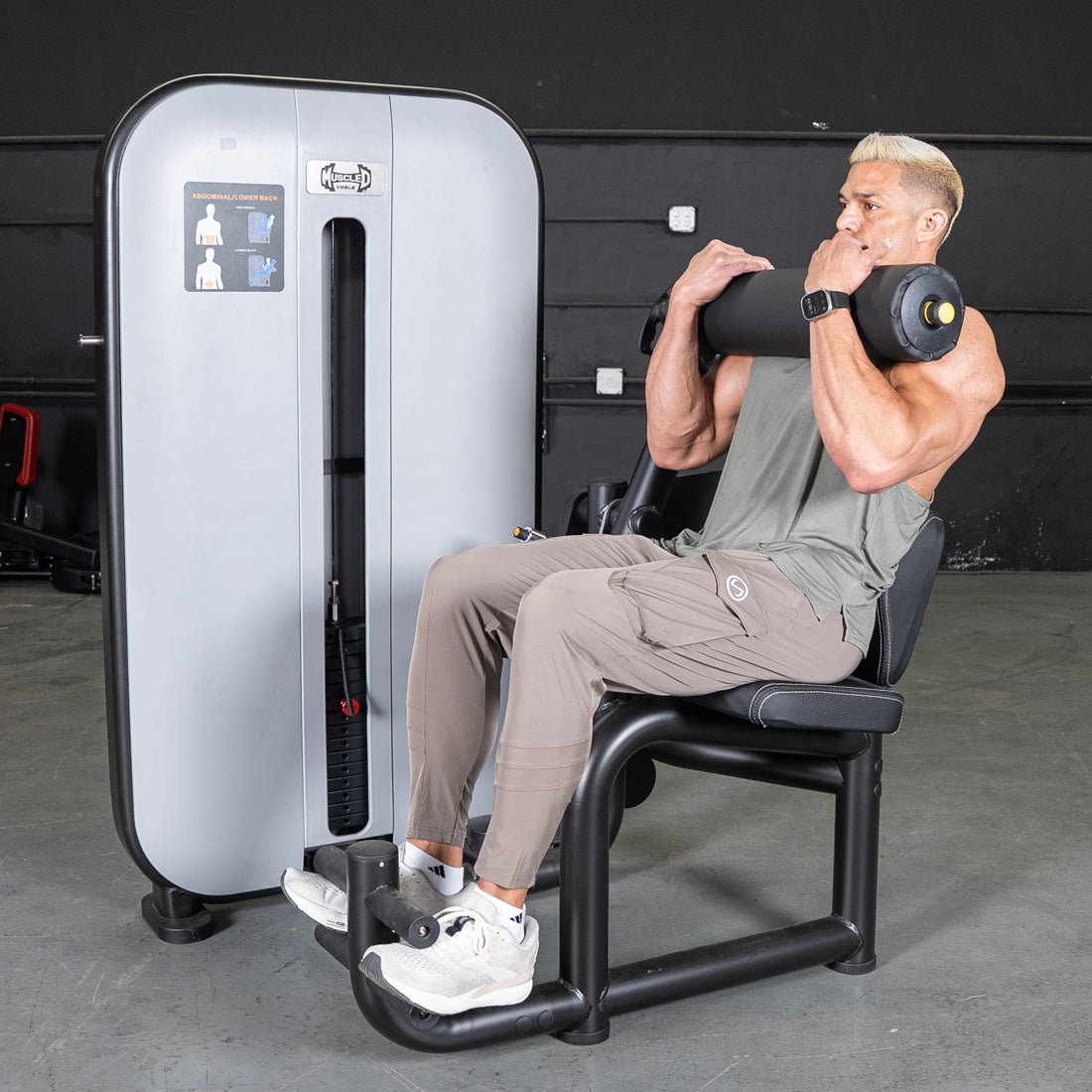 Vogue Selectorized AB/Back Combo | Muscle D Fitness Core Machine
