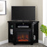 Barn 48" Wood Corner Fireplace TV Stand