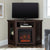 Barn 48" Wood Corner Fireplace TV Stand