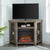 Barn 48" Wood Corner Fireplace TV Stand