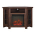 Barn 48" Wood Corner Fireplace TV Stand