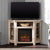 Barn 48" Wood Corner Fireplace TV Stand