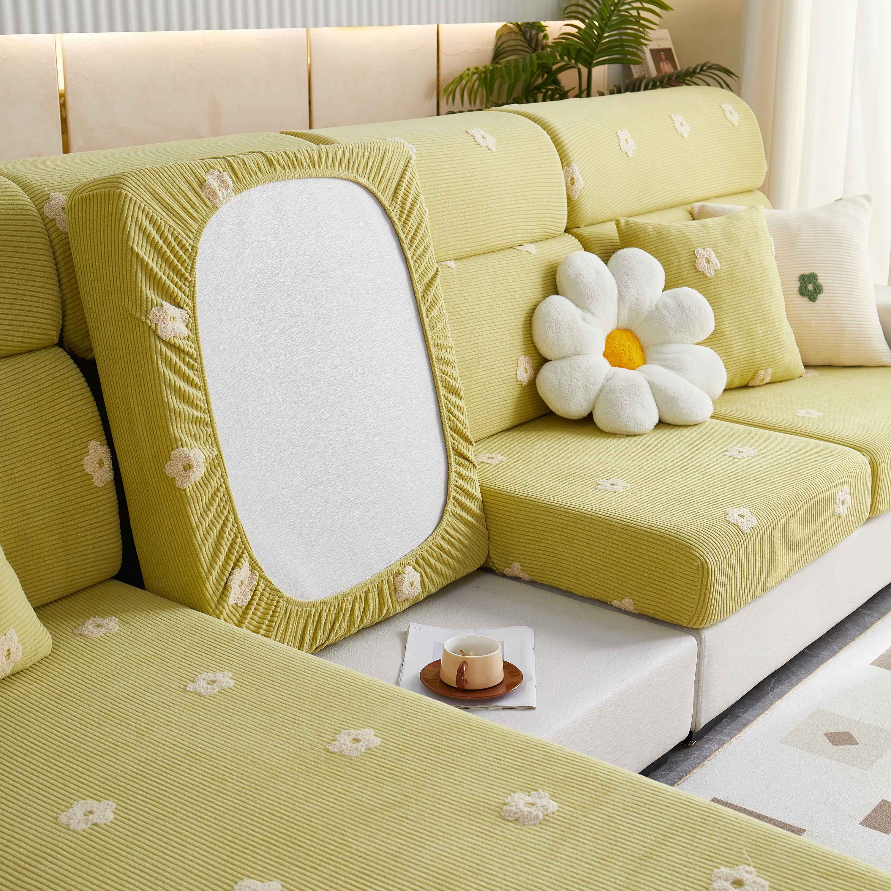 Polar Fleece Sofa Cushion Covers for Sofa 1/2/3/4 Seater, Best Seat Covers for Dogs, Pet Couch Protector