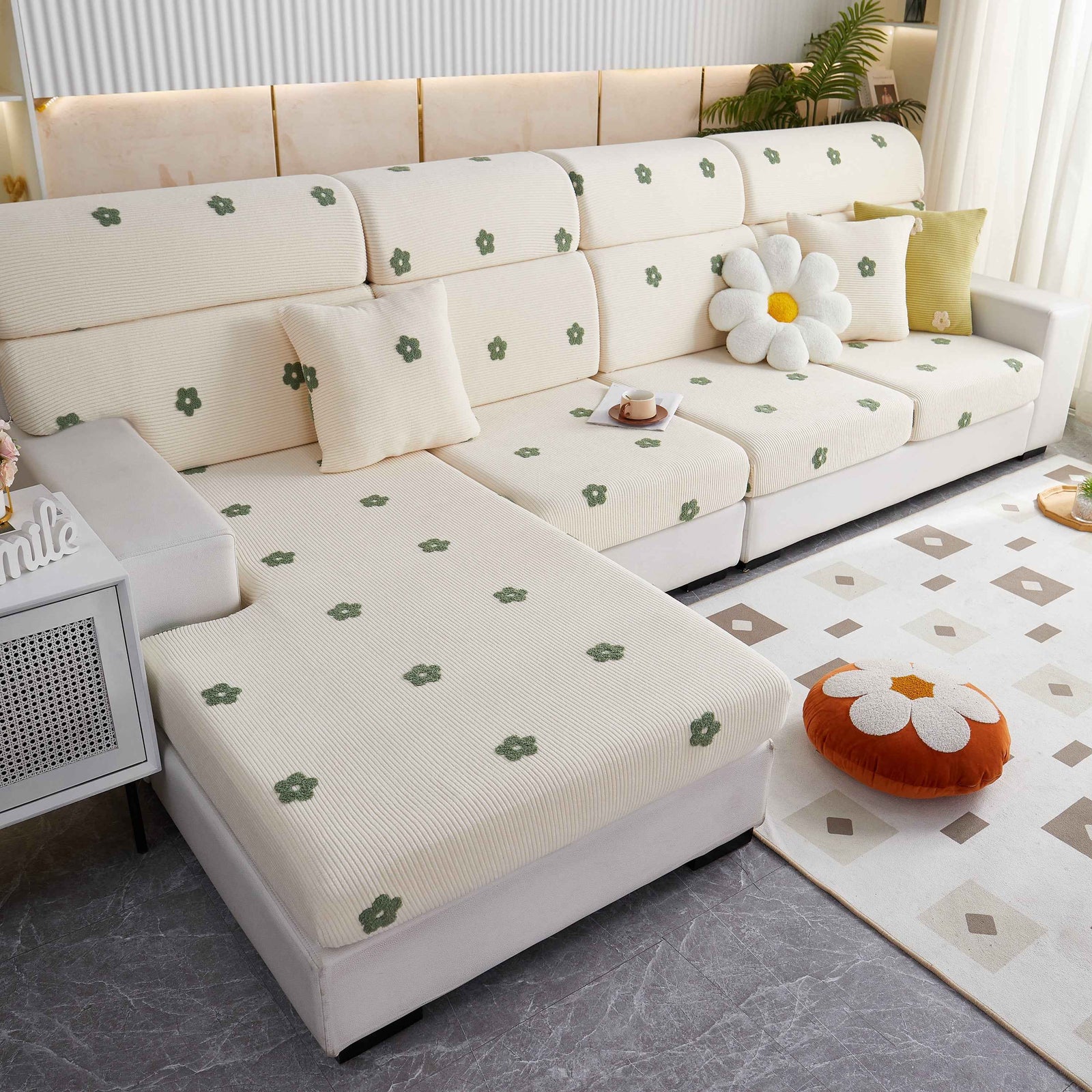 Polar Fleece Sofa Cushion Covers for Sofa 1/2/3/4 Seater, Best Seat Covers for Dogs, Pet Couch Protector