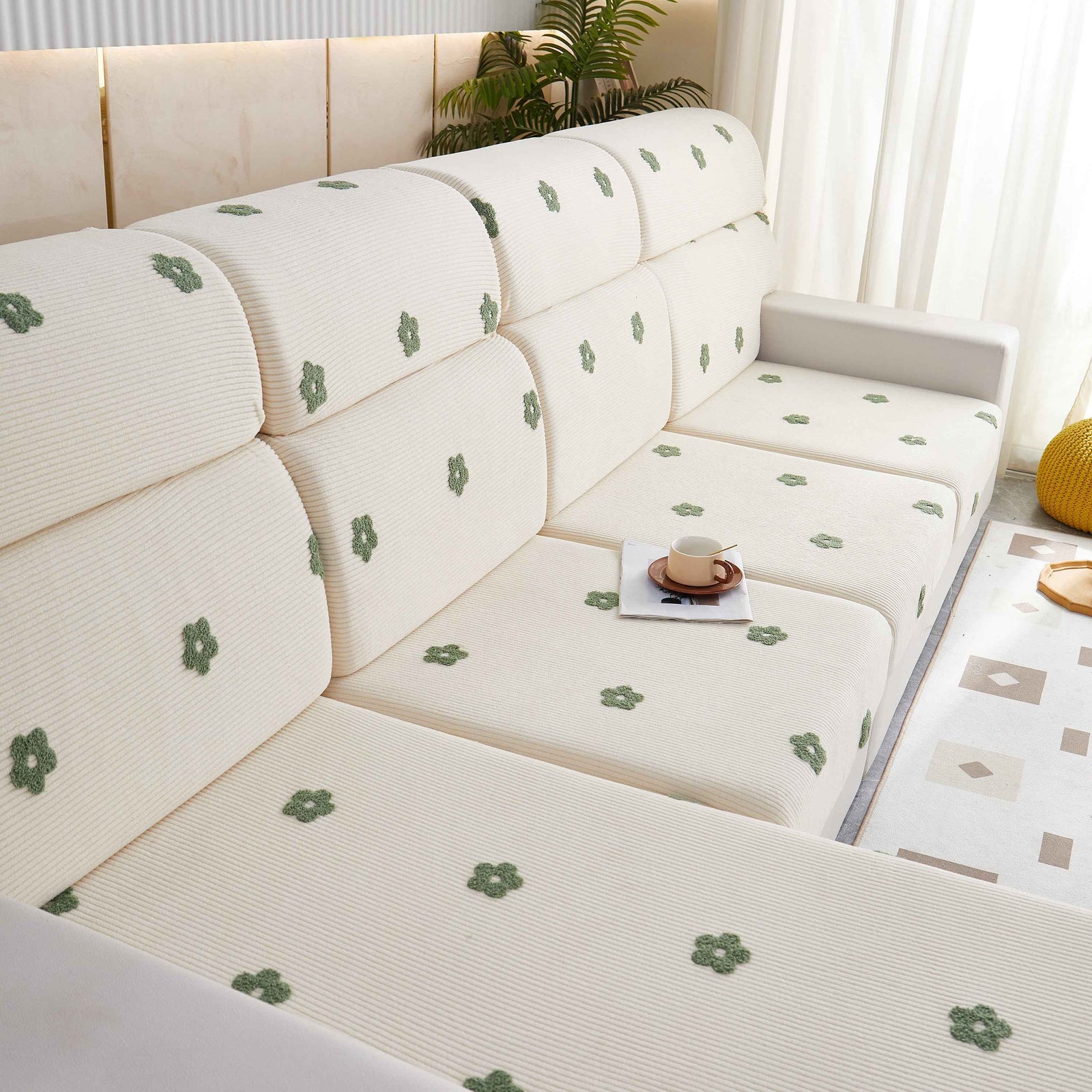 Polar Fleece Sofa Cushion Covers for Sofa 1/2/3/4 Seater, Best Seat Covers for Dogs, Pet Couch Protector
