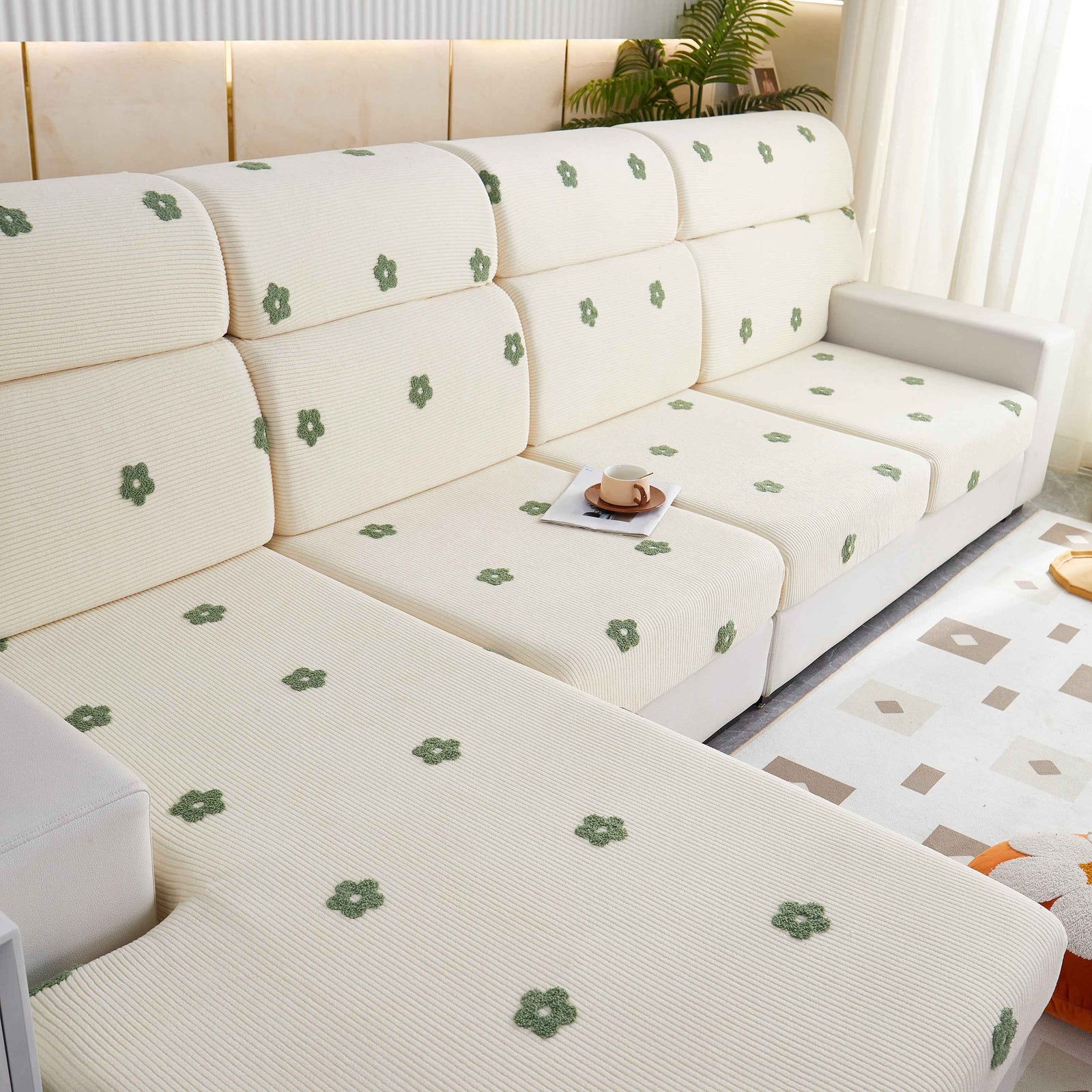 Polar Fleece Sofa Cushion Covers for Sofa 1/2/3/4 Seater, Best Seat Covers for Dogs, Pet Couch Protector