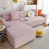 L Shape Couch Covers Stretch Slipcovers Furniture Protector with 1pcs Free Pillowcases
