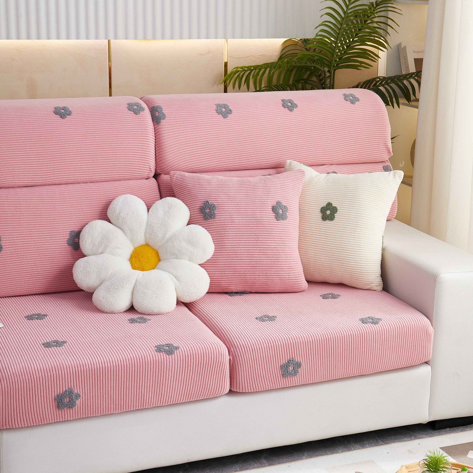 Polar Fleece Sofa Cushion Covers for Sofa 1/2/3/4 Seater, Best Seat Covers for Dogs, Pet Couch Protector