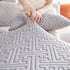 L Shape Sectional Sofa Cover Soft Stretch Furniture Protector Couch Slipcover with 1pcs Free Pillowcases
