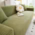 Fleece Stretch Sofa Slipcover Washable Soft Spandex Couch Cover Furniture Protector