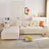 L Shape Sectional Sofa Cover Soft Stretch Furniture Protector Couch Slipcover with 1pcs Free Pillowcases