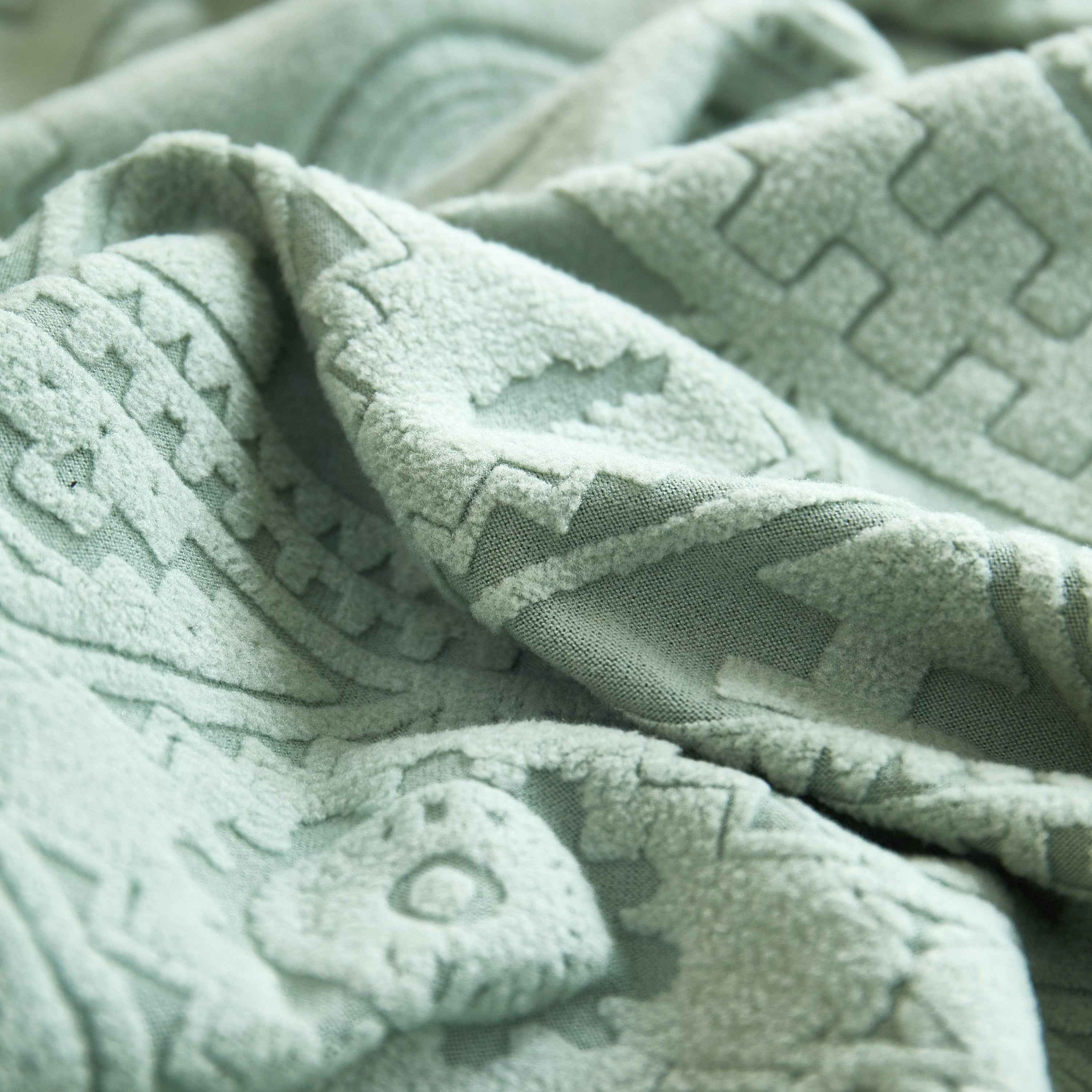Embossed Geometric Elastic Sofa Cover Boho Stylish Decorative Furniture Covers