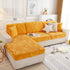 Starry Sky Jacquard Fleece Stretchable Non-Slip Cushion Covers Furniture Covers for L-Shaped Couch