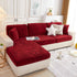 Starry Sky Jacquard Fleece Stretchable Non-Slip Cushion Covers Furniture Covers for L-Shaped Couch