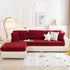 Starry Sky Jacquard Fleece Stretchable Non-Slip Cushion Covers Furniture Covers for L-Shaped Couch