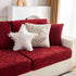 Starry Sky Jacquard Fleece Stretchable Non-Slip Cushion Covers Furniture Covers for L-Shaped Couch