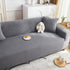 Grid Textured Stretch Sofa Cover, Soft Elastic Slipcover for Couch Protection