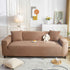 Grid Textured Stretch Sofa Cover, Soft Elastic Slipcover for Couch Protection