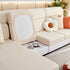 Checkered Jacquard Polar Fleece Stretch Sofa Cover, Non Slip Furniture Protector, Couch Seat Cushion Covers