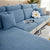 Stretchable Jacquard Polar Fleece Sofa Cover Non-Slip Furniture Protector for Pets L-Shaped Couch Slipcovers