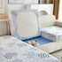 Happy Puzzle Jacquard Fleece Stretchable Cushion Cover, Non-Slip L Shaped Couch Covers for Pets