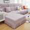 Elastic Skirted Couch Cushion Covers for 1/2/3/4-Seater Sofas, Furniture Protector for Pets, Kids